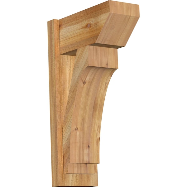 Ekena Millwork Imperial Slat Rough Sawn Outlooker, Western Red Cedar, 8"W x 16"D x 28"H OUT08X16X28IMP06RWR - main